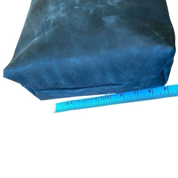 Full Grain Leather Tote in Midnight Blue - Picture 8 of 12